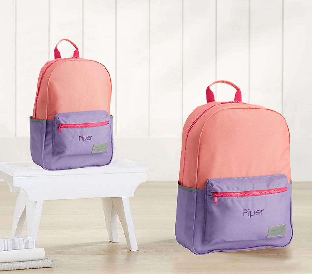 Astor Lavender Coral Backpacks